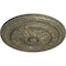 Ekena Millwork Chester Ceiling Medallion (Fits Canopies up to 2 1/4"), 15 3/4"OD x 1 7/8"P, Witch Hazel Crackle CM15CHWHC - alternate 3